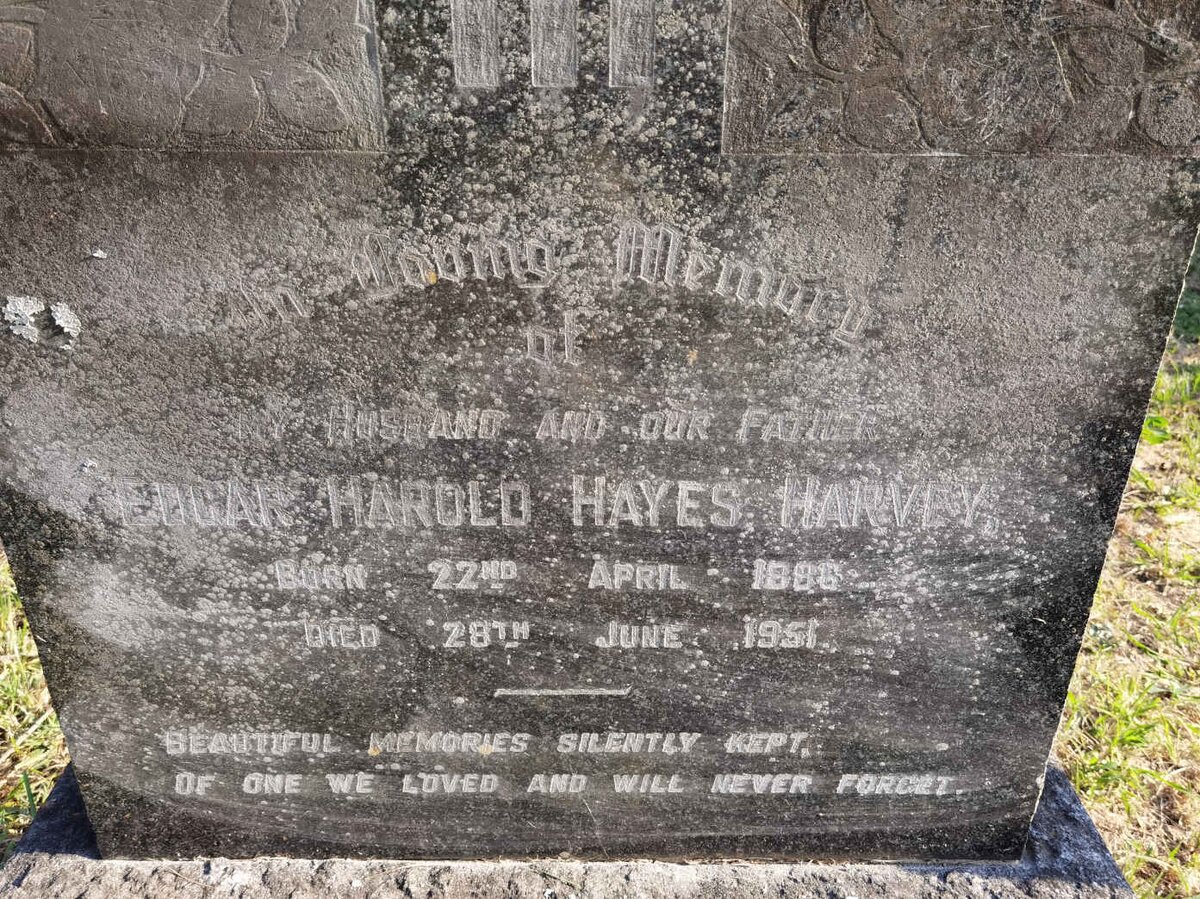 HARVEY Edgar Harold Hayes 1896-1951