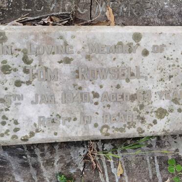ROWSELL Tom -1940