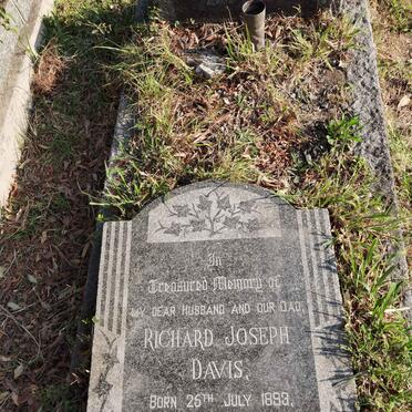 DAVIS Richard Joseph 1893-1953