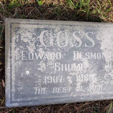 GOSS Edward Desmond 1907-1986 &amp; Kathleen 1911-1976 