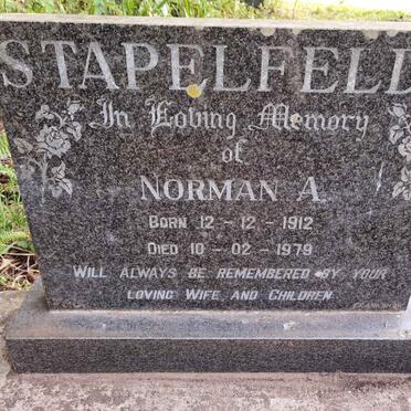 STAPELFELDT Norman A. 1912-1979