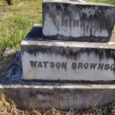 BROWNSON Minnie, WATSON