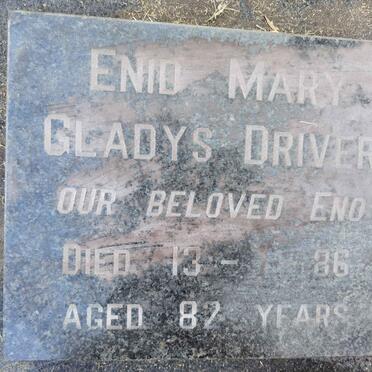 DRIVER Enid Mary Gladys -1986