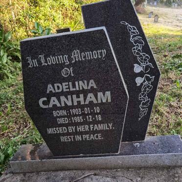 CANHAM Adelina 1903-1985