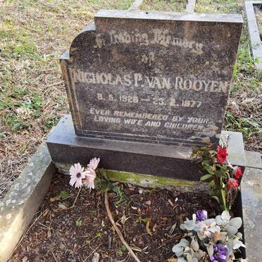 ROOYEN Nicholas P., van 1926-1977