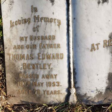 BENTLEY Thomas Edward -1953