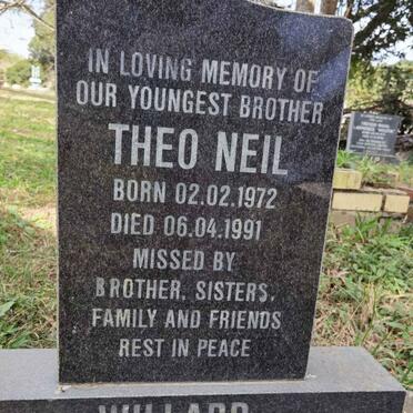 WILLARD Theo Neil 1972-1991