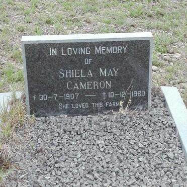 CAMERON Sheila May 1907-1980