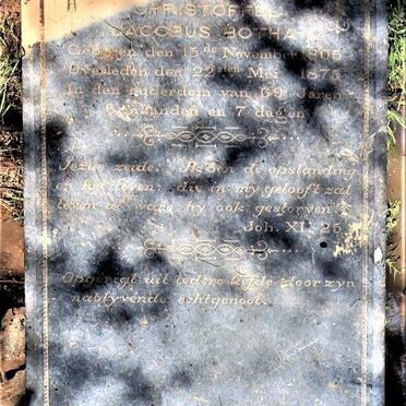 BOTHA Christoffel Jacobus 1805-1875