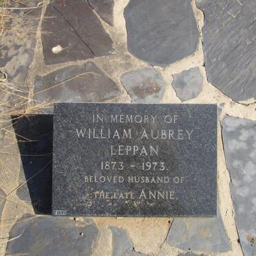 LEPPAN William Aubrey 1873-1973