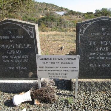 GOWAR Eric Vernon 1903-1954 &amp; Winifred Nellie 1900-1967 :: GOWAR Gerald Edwin 1938-2016