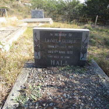 HALL Lionel George 1917-1970