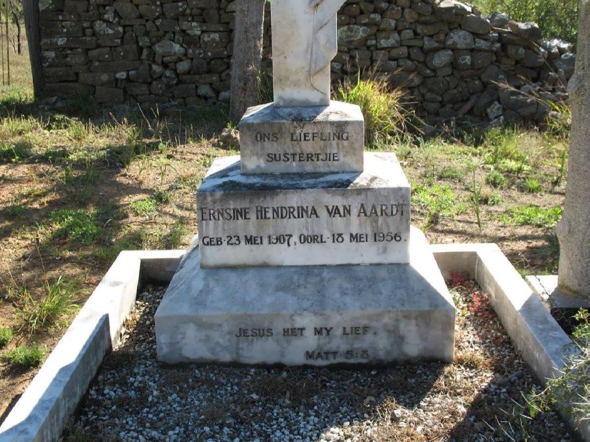 AARDT Ernsine Hendrina, van 1907-1956