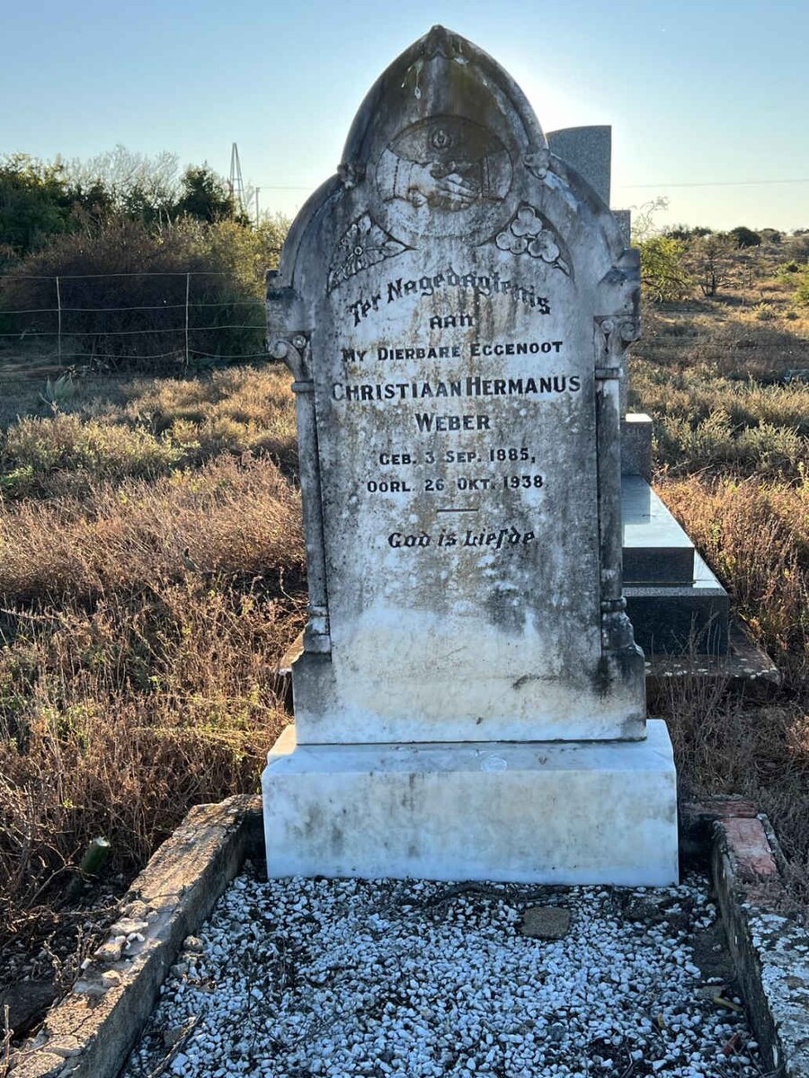 WEBER Christiaan Hermanus 1885-1938