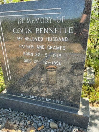 BENNETTE Colin 1918-1998