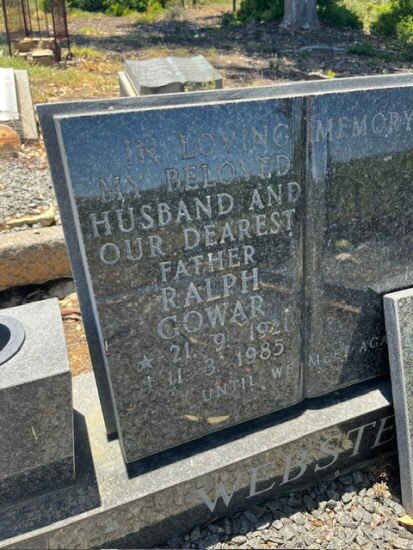 GOWAR Ralph 1921-1985