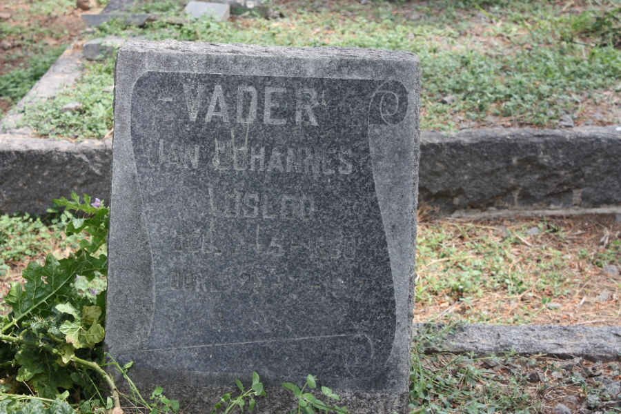 VOSLOO Jan Johannes  1830-?