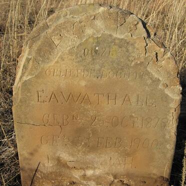 WATHALL E.A. 1879-1900