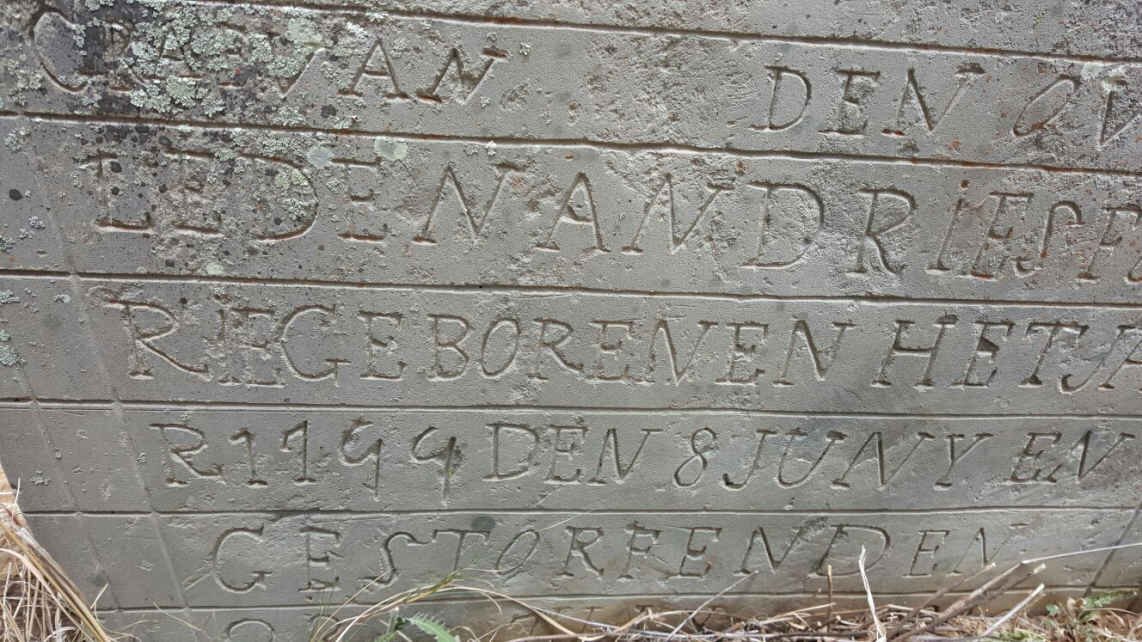 FOURIE Andries 1799-1889 