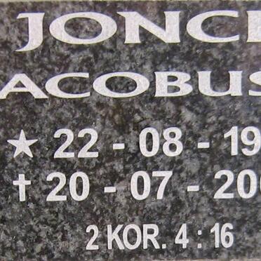 JONCK Jacobus H. 1938-2002