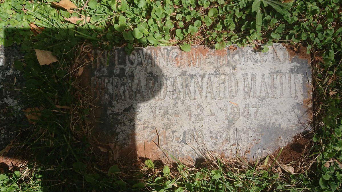 MAITIN Bernard Arnaud 1947-2015