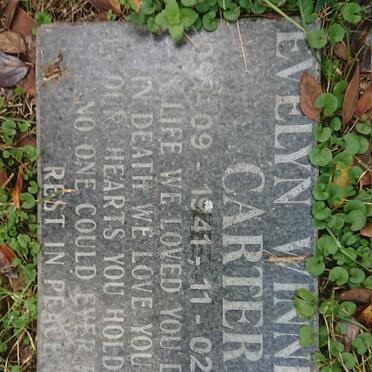 CARTER Evelyn Winnifred 1941-2004