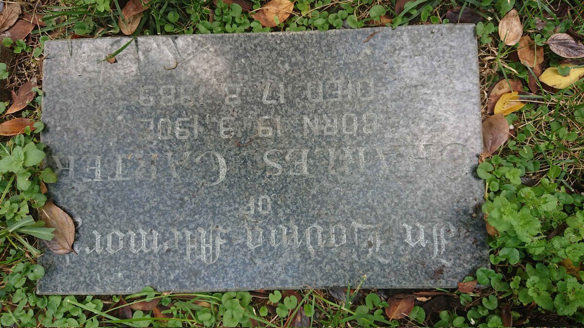 CARTER Charles 1902-1989