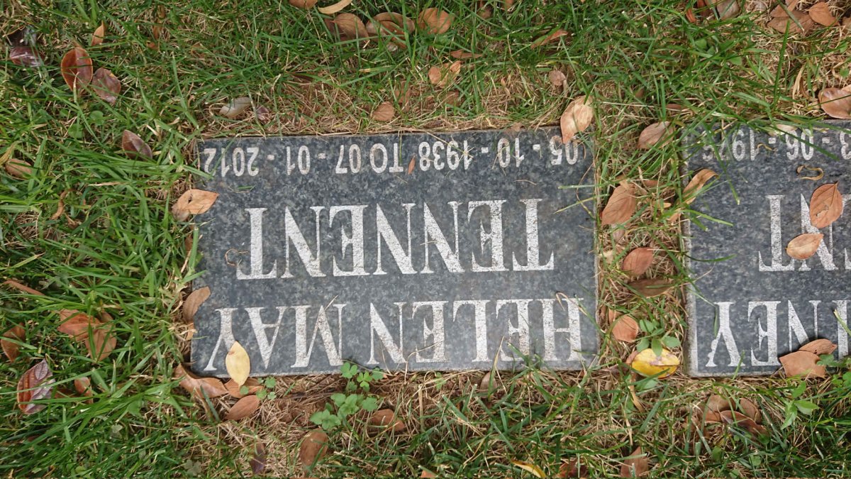 TENNENT Helen May 1938-2012