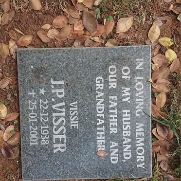 VISSER J.P. 1938-2001