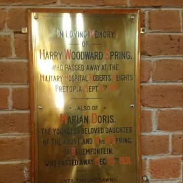 SPRING Harry Woodward -1917 :: SPRING Marian Doris -1931