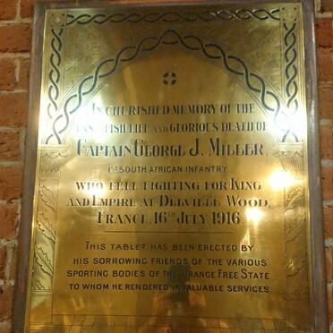 MILLER George J. -1916