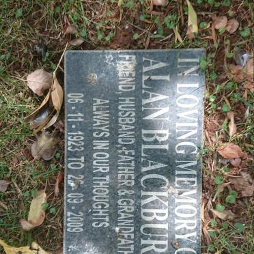 BLACKBURN Alan  1923-2009