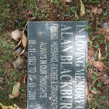 BLACKBURN Alan  1923-2009