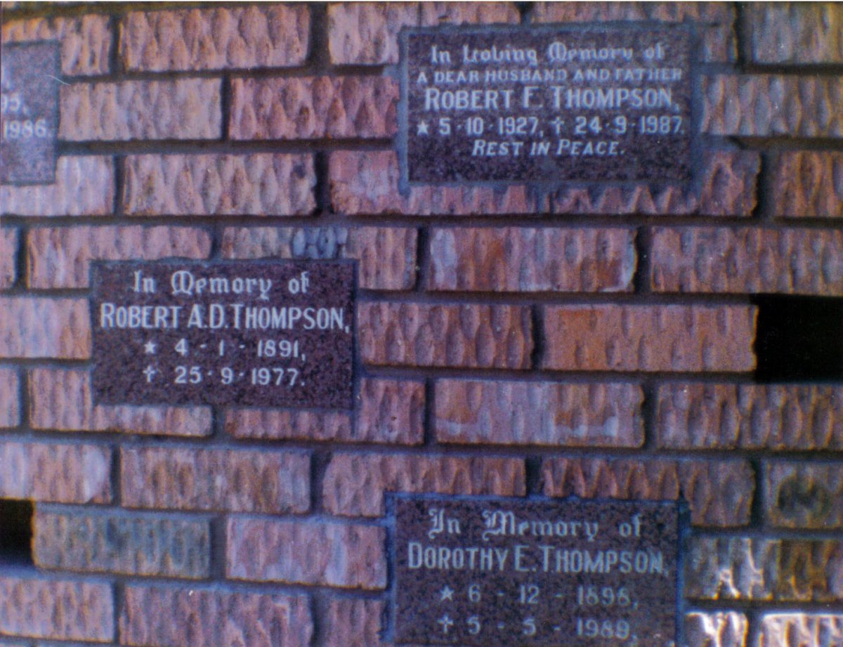 THOMPSON Robert F. 1927-1987