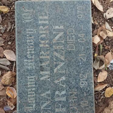 FRANZINI Zena Marjorie 1912-1979