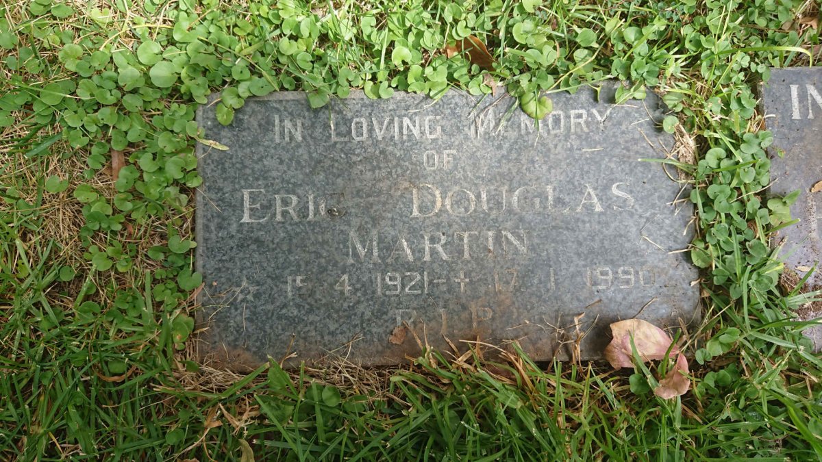MARTIN Eric Douglas 1921-1991