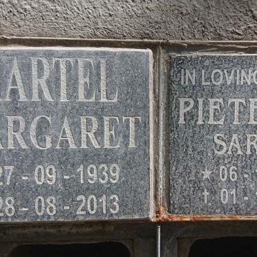 HARTEL Margaret 1939-2013 :: PIETERSEN Sara C. 1922-2012