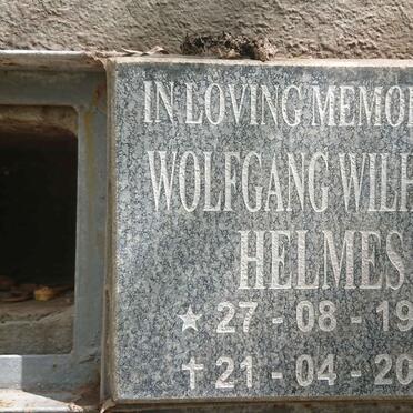 HELMES Wolfgang Wilhelm 1945-2017