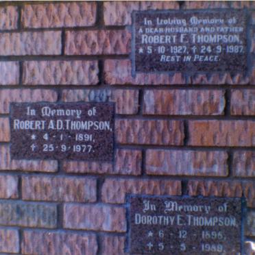 THOMPSON Robert F. 1927-1987