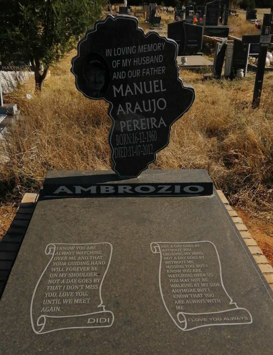 AMBROZIO Manuel Araujo Pereira 1960-2012