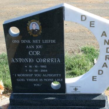 ANDRADE Antonio Correia, de 1982-2004