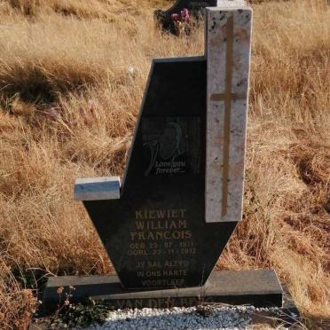 BERG Kiewiet William Francois, van den 1971-2012