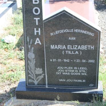 BOTHA Maria Elizabeth 1942-2002