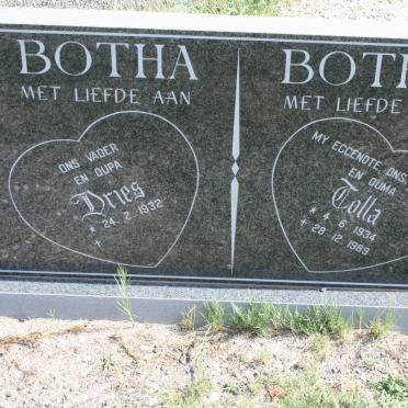 BOTHA Dries 1932- &amp; Colla 1934-1989