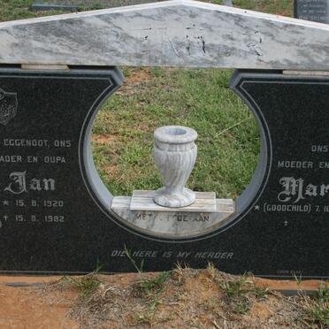 BEKKER Jan 1920-1982 &amp; Marie GOODCHILD 1927-