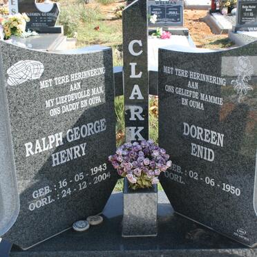 CLARK Ralph George Henry 1943-2004 &amp; Doreen Enid 1950-