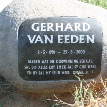EEDEN Gerhard, van 1981-2000