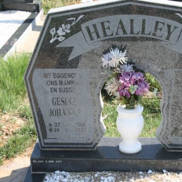 HEALLEY Gesina Johanna 1955-2002