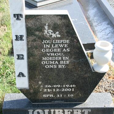 JOUBERT Aletta Dorothea nee HELBERG 1946-2001