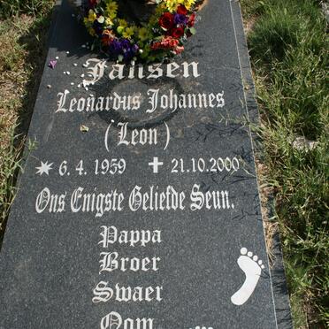 JANSEN Leonardus Johannes 1959-2009